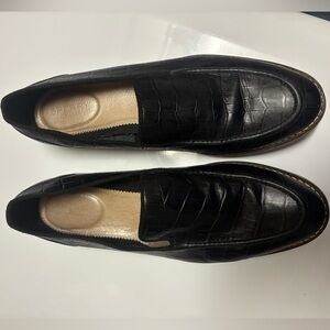 Sperry top sided black loafers